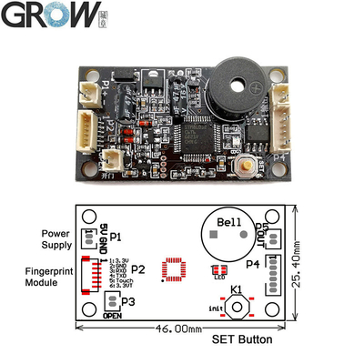 Grow KS200+R502-F Circular Ring LED Fingerprint Access Control Board