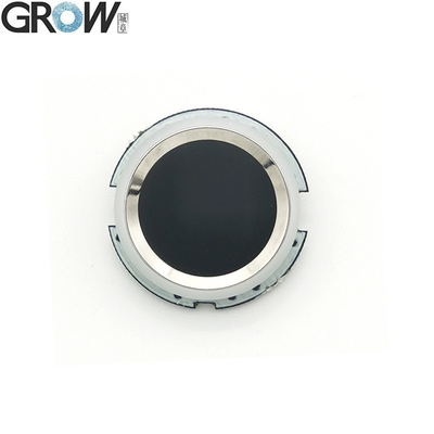 बढ़ो R502-A RGB LED नियंत्रण छोटा पतला गोलाकार DC3.3V SH1.0-6pin कैपेसिटिव फिंगरप्रिंट मॉड्यूल सेंसर स्कैनर