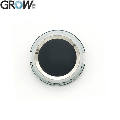 बढ़ो R502-A RGB LED नियंत्रण छोटा पतला गोलाकार DC3.3V SH1.0-6pin कैपेसिटिव फिंगरप्रिंट मॉड्यूल सेंसर स्कैनर